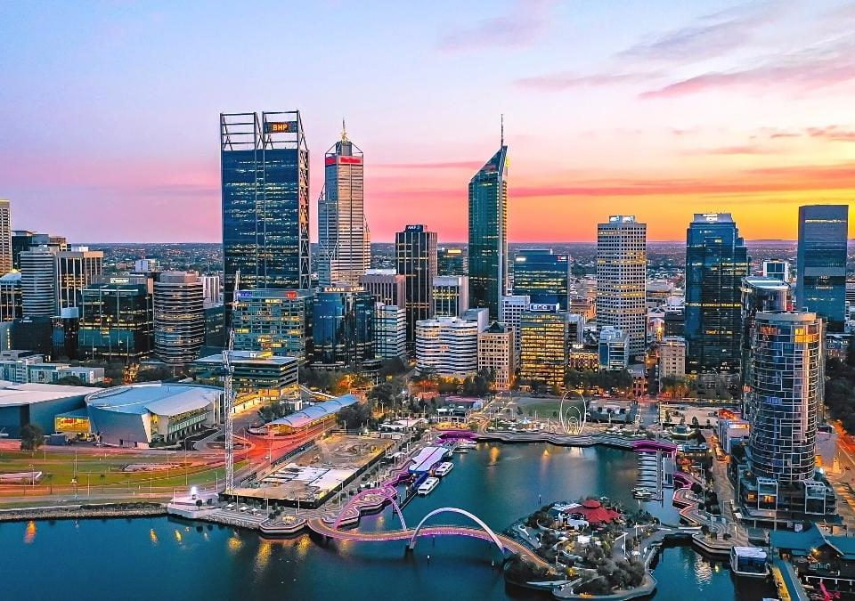 Australian cityscape illustration